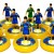 Subbuteo Andrew Table Soccer Suzuki Moto GP Team on WSB Professional Bases 